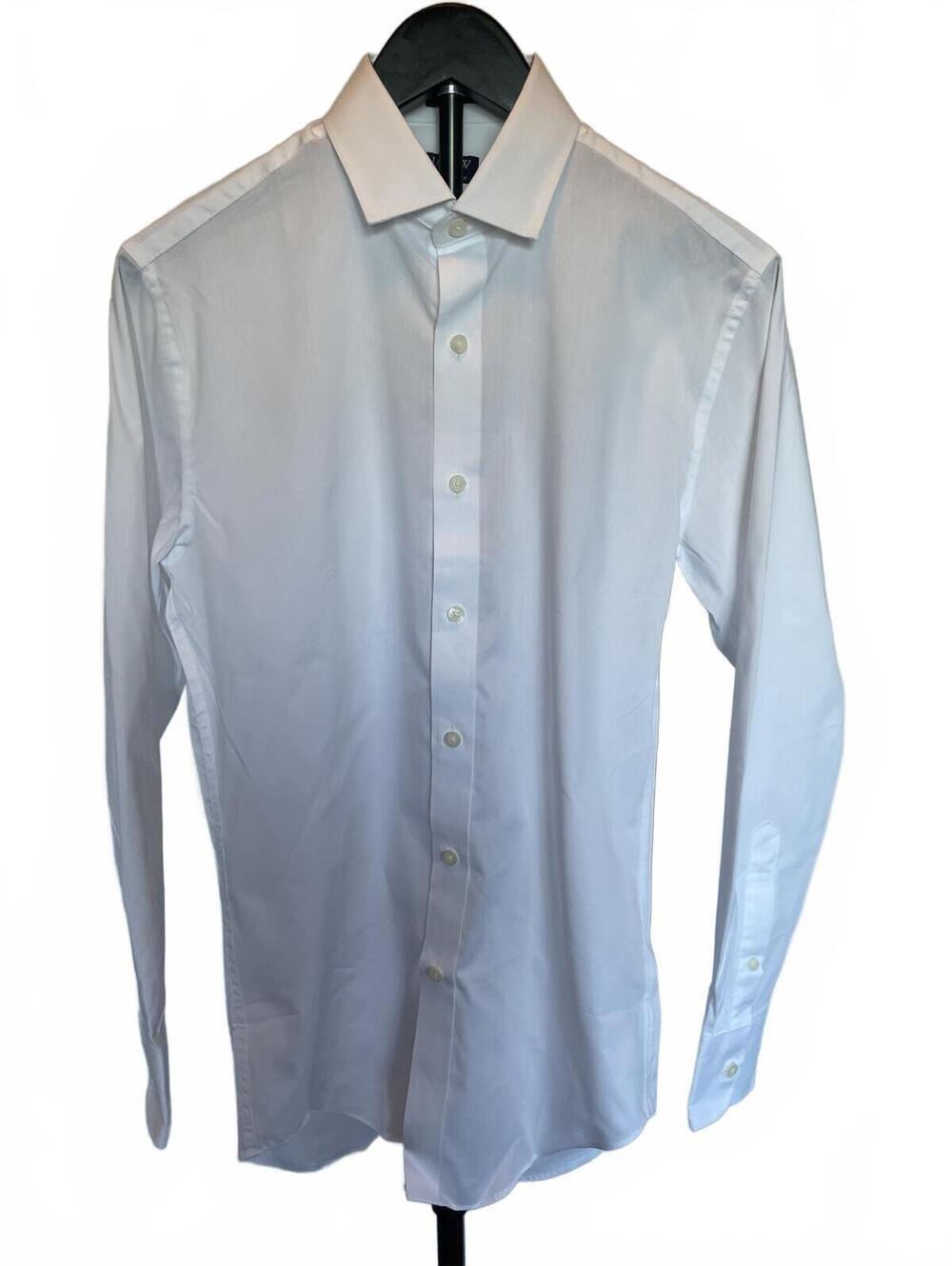 J.Crew White Tailored Performance Shirt Slim Fit 14h/32 NWT